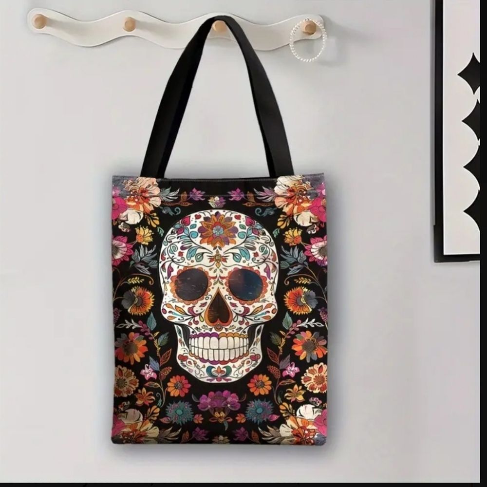 Sugar skull bag day of the dead Tote Bag